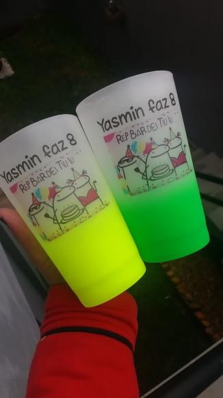 Copo Twister Degrade 500 ml com Impressão Colorida