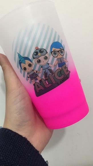 Copo Twister Degrade 500 ml com Impressão Colorida