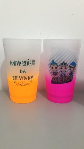 Copo Twister Degrade 500 ml com Impressão Colorida