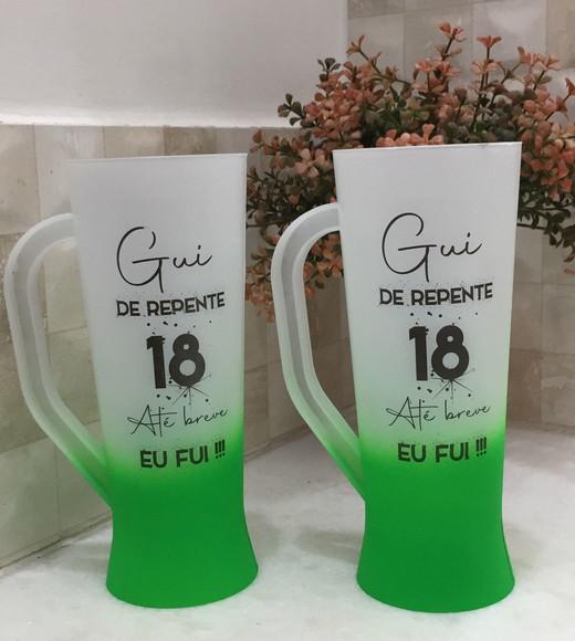 Copos Personalizados Slim Degrade 400 ml