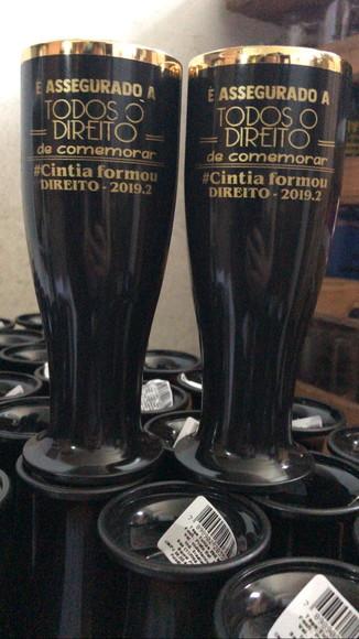 Copos Tulipa Chopp Personalizada com Borda