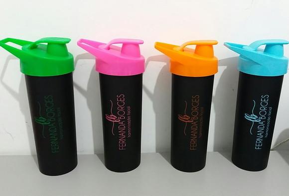 Garrafa Acqua Bio Preto Fosco 475 ml Personalizada