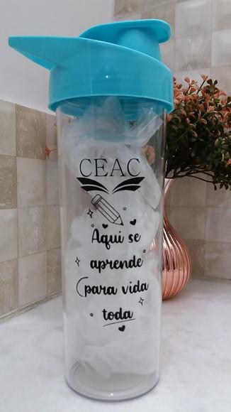 Garrafa Acqua Bio Transparente de 475 ml Arte Iguais