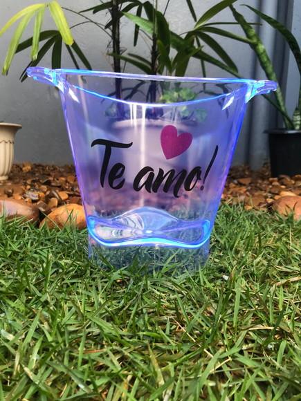 kIT DE BALDE SEM LED PERSONALIZADO + 2 GIN CRISTAL LISA