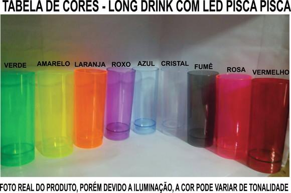 Long Drink com Led Pisca Pisca Personalizado