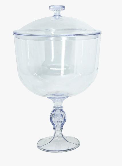 Taça de Acrílico Modelo Cristal- Exclusive 1,250l com Tampa
