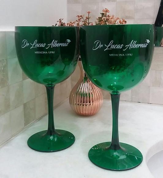 Taça de Gin de 450 ml Acrílica Personalizada