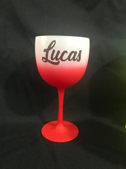 Taça de Gin Degrade de 450 ml Person. com Nomes Diferentes