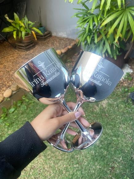 Taça de Gin Metalizada Personalizada