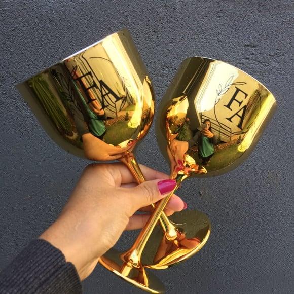 Taça Gin Personalizada Metalizada