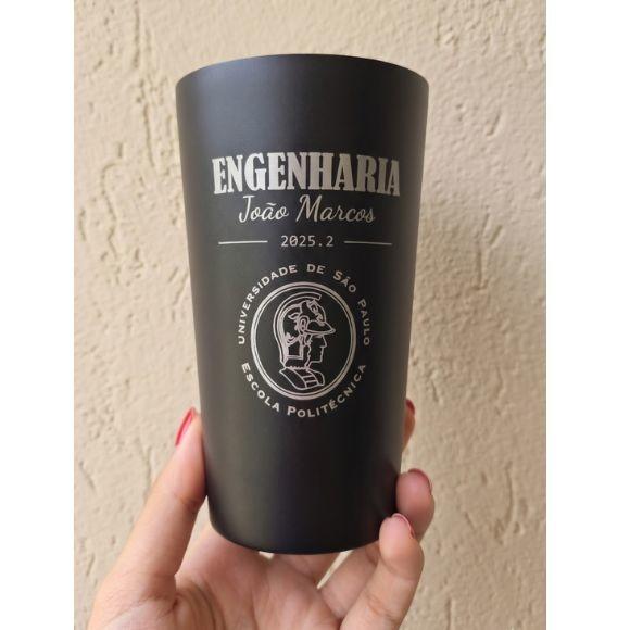 Twister 500 ml Preto Fosco e Personalizado