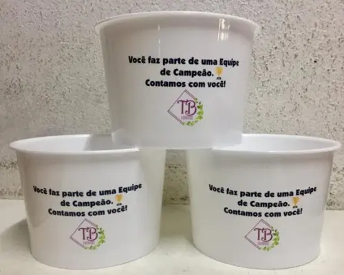 Balde de Pipoca 1.5 l - Personalizado - Impressão Só Frente