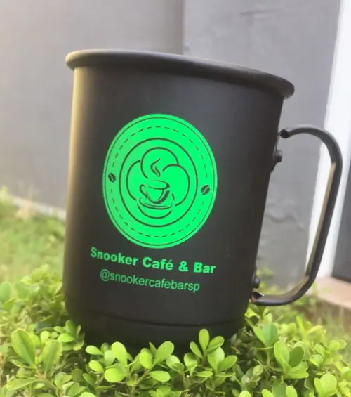 Caneca de Alumínio 500 ml Personalização 1 Cor