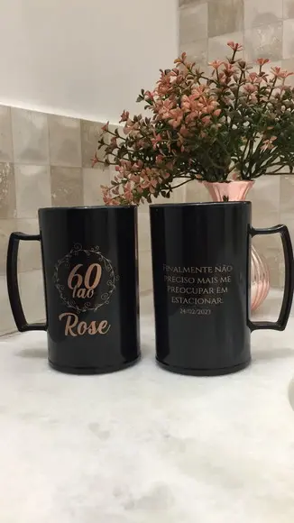 Canecas Acrílico Personalizadas 300 ml