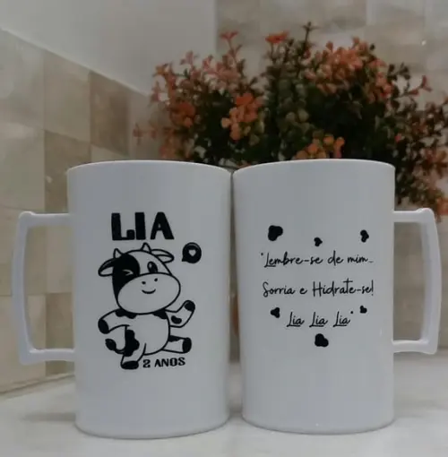 Canecas Acrílico Personalizadas 300 ml