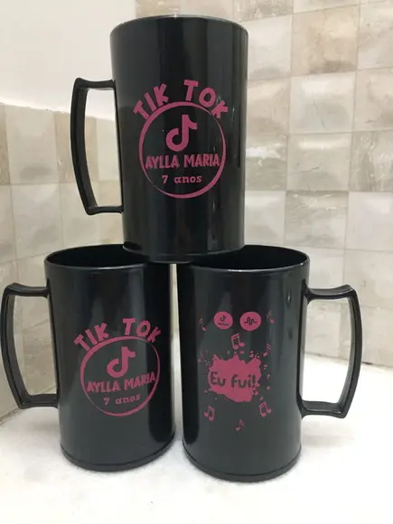 Canecas Acrílico Personalizadas 300 ml