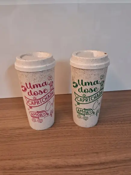Copo Eco Bucks Fibra de Bambu 450ml Personalizado