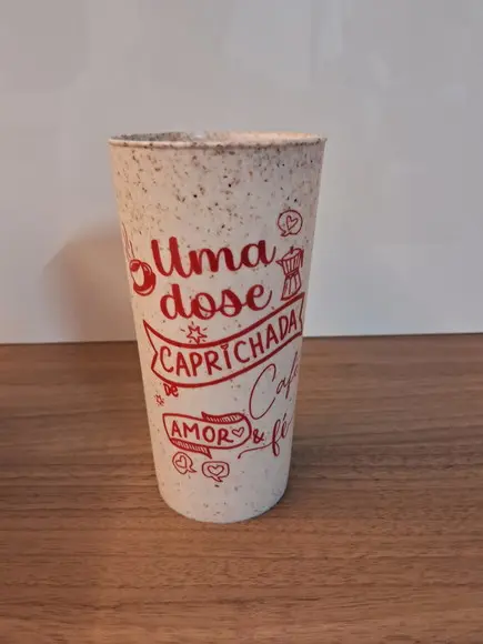 Copo Fibra de Bambu 450 ml Personalizado - sem Tampa