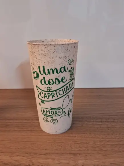 Copo Fibra de Bambu 450 ml Personalizado - sem Tampa