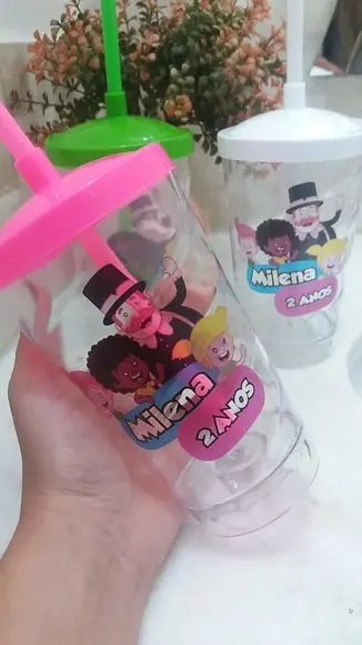Copo Shake Twister 500 ml com Led e Personalização Colorida