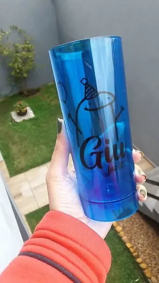 Copo Pisca Pisca Personalizado com Led
