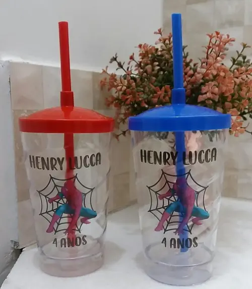 Copo Shake Twister 500 ml e Personalização Colorida