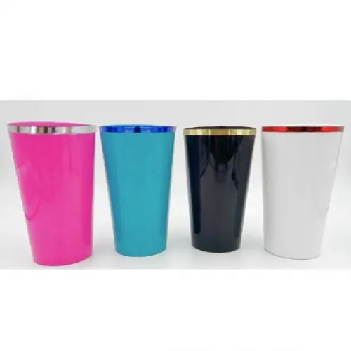 Copo Twister 500 ml com Borda Metalizada sem Personalização