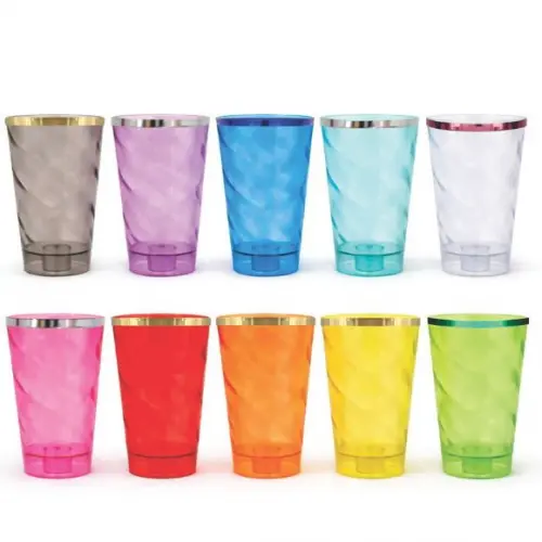 Copo Twister 500 ml com Borda Metalizada sem Personalização