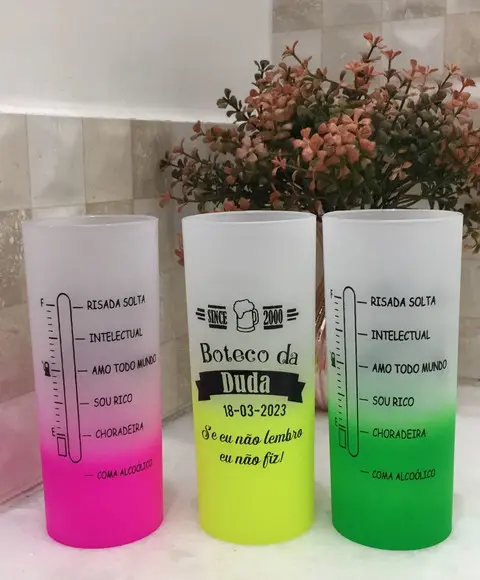 Copos Personalizados - Long Drink Degrade