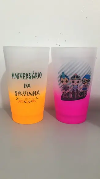 Copo Twister Degrade 500 ml com Impressão Colorida