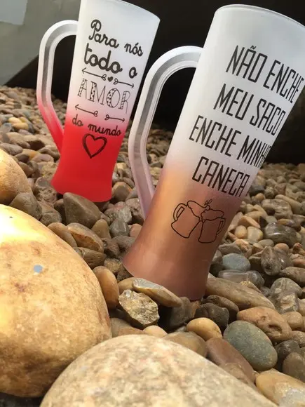 Copos Personalizados Slim Degrade 400 ml