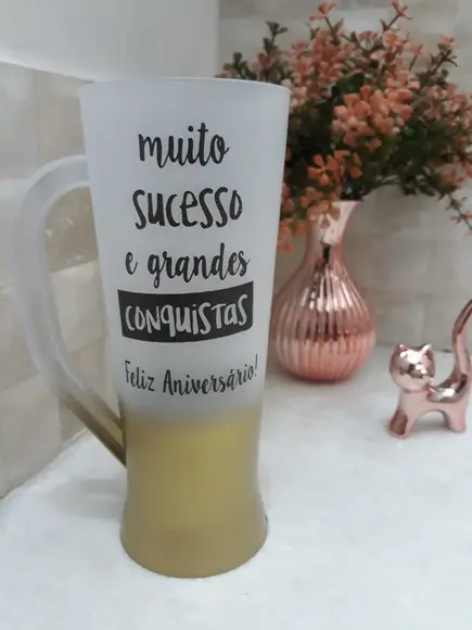 Copos Personalizados Slim Degrade 400 ml