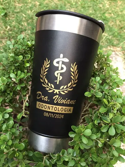 Copos Térmico Personalizados com Tampa 473 ml