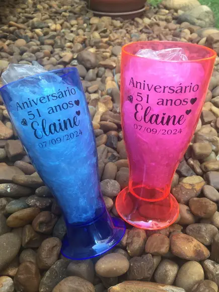 Copos Tulipa Chopp com Led Personalizada