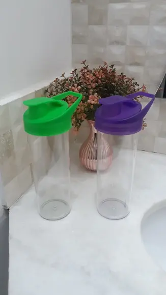 Garrafa Acqua Bio Lisa sem Personalização com Tampa