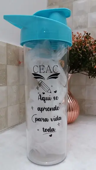 Garrafa Acqua Bio Transparente de 475 ml Arte Iguais