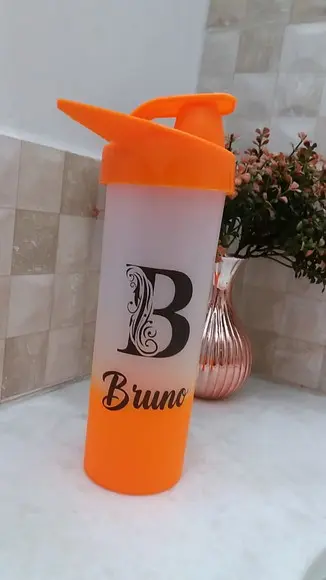 Garrafa Aqua Bio Degradê Personalizada 475 ml - Artes Iguais