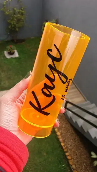 Long Drink com Led 350 ml Personalizado