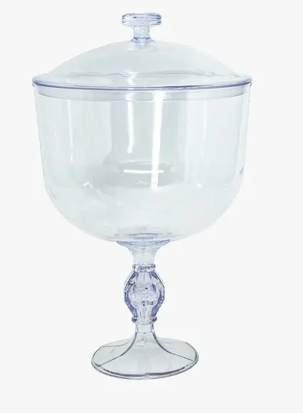 Taça de Acrílico Modelo Cristal- Exclusive 1,250l com Tampa