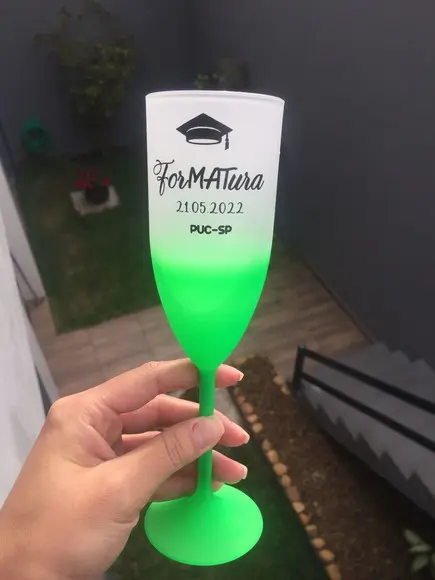 Taça de Champanhe Degrade Personalizada