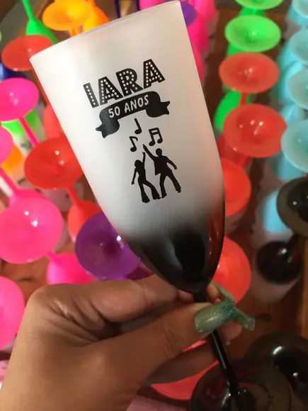 Taça de Champanhe Degrade Personalizada