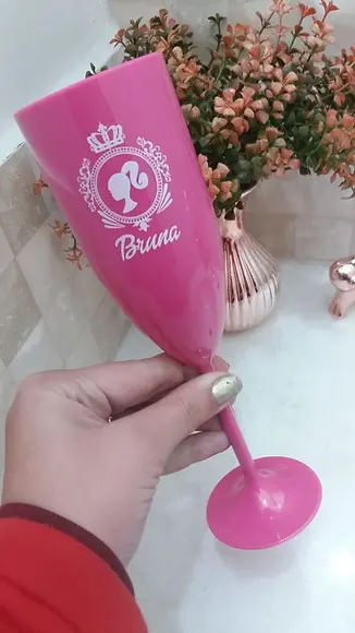 Taça de Champanhe Personalizada - Verso Grátis