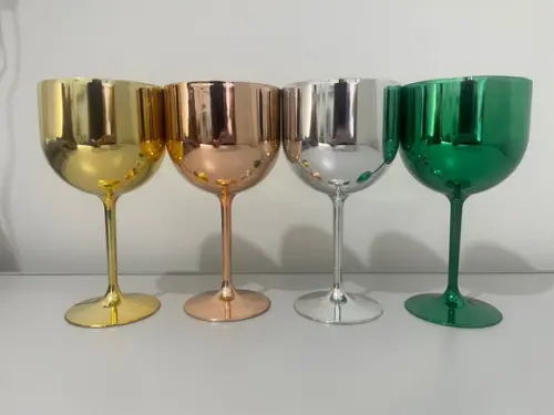 Taça de Gin Metalizada e Personalizada para Bodas
