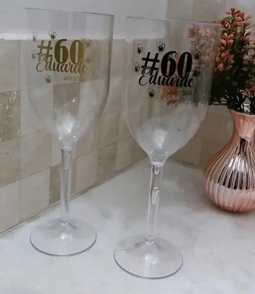 Taça de Vinho 350 ml Personalizada 1 Cor