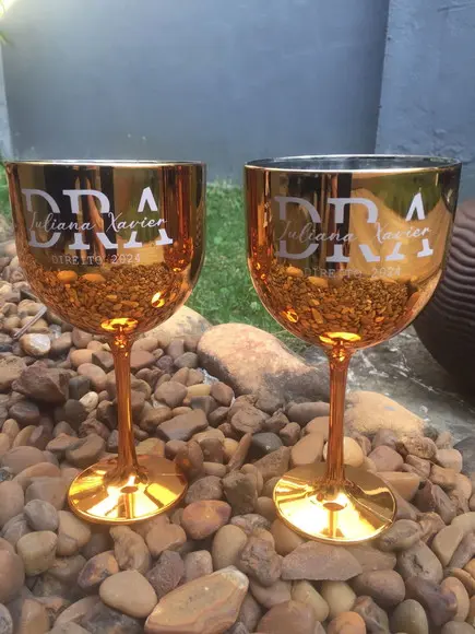 Taça de Gin Metalizada Personalizada