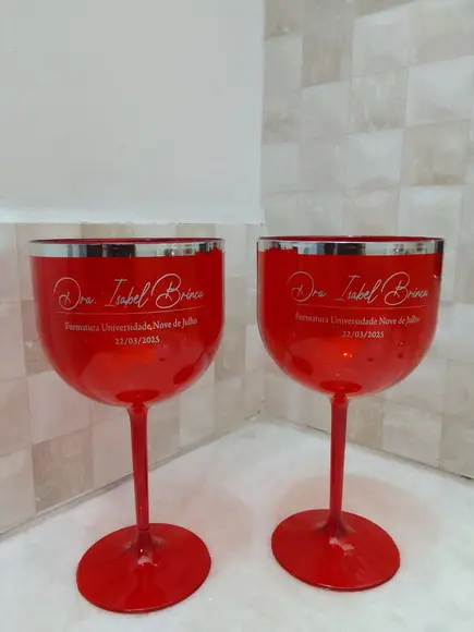 Taça Gin com Borda Personalizada 450 ml