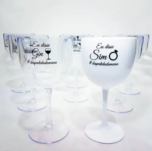 Taça Gin Personalização Frente e Verso