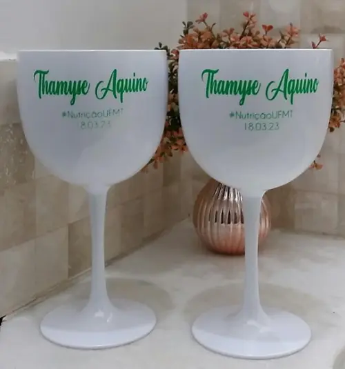 Taça Translúcidas e Leitosas 450 ml Personalizada