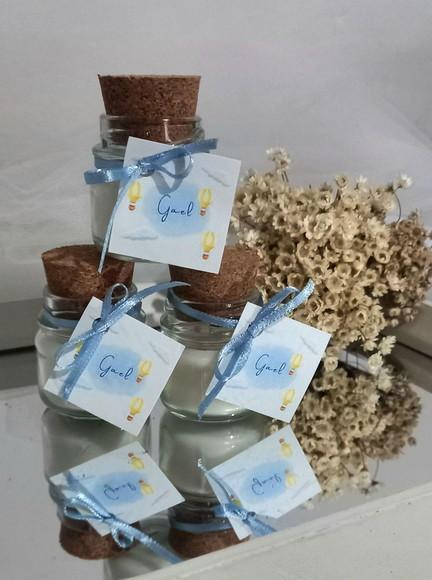Vela Vidro com Rolha