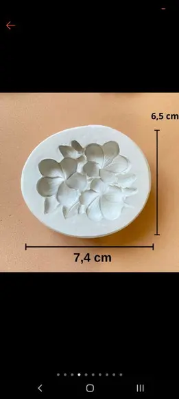 Molde para Vela/sabonete Jasmim